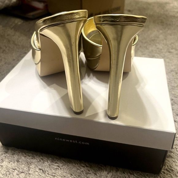 NINE WEST Women's Wilia Platform Slide Sandals SZ 10M: NEW IN BOX - Picture 5 of 9